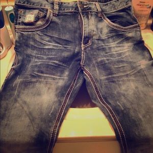 American fighter men’s jeans